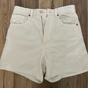 Zara Cream Shorts